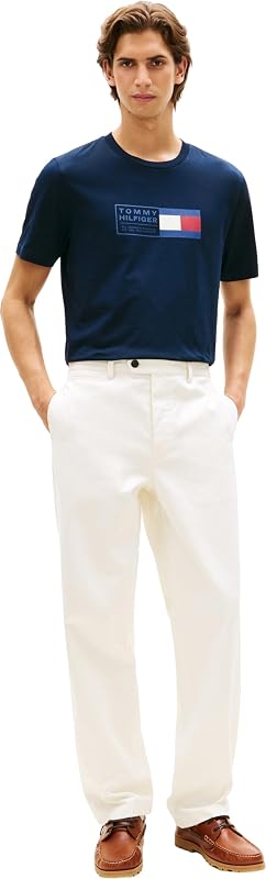 T-Shirt Homme Brand Love Text Box MW0MW42366 S/S, Bleu, M — photo 5 sur 6