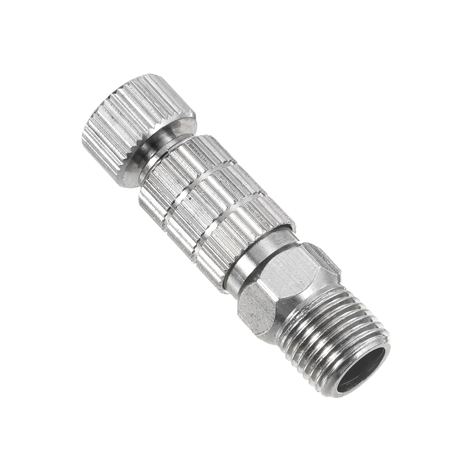Patikil 1/8 Air Brush Connector Adapters, Quick Connect/Release for Air Brush Hose, Silver