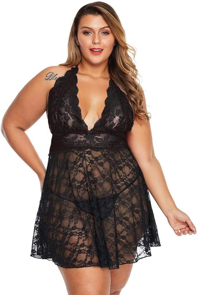 plus size lace pajamas
