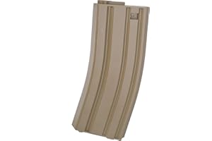 Evike Airsoft - 6mmProShop 140rd Mid-Cap Mag for M4 Airsoft AEGs (Color: Desert/Single Mag) - (PID: 55085)