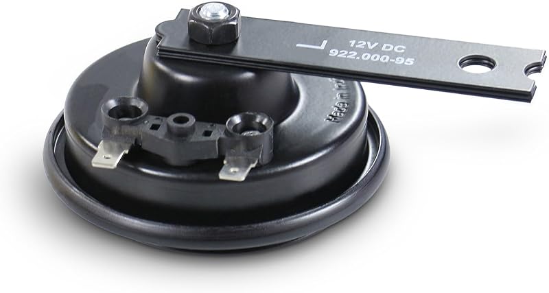 Clacson,STYLE HORN S90,12V,111dB(A),Gamma frequenze,415Hz,Tono alto,elettrico,Colore alloggiamento/sede,rosso/nero,Attacco piatto ad innesto,Quantità,1,3AL 922 000-951