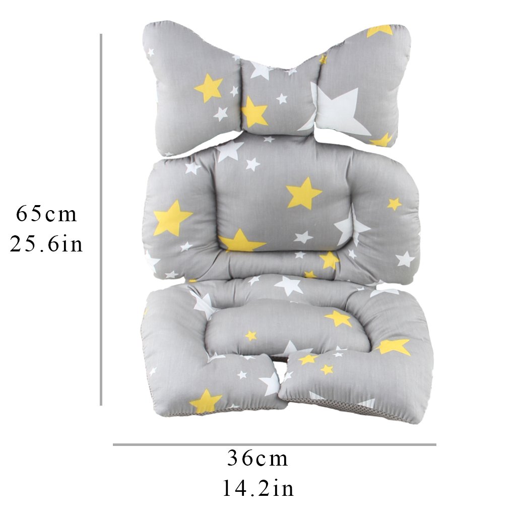 Infant Car Seat Insert Tree Infant Seat Pad Carseat Neck Support Cushion For Toddler Kakiblin Cotton Baby Stroller Liner Pram Head And Body Support Pillow Accessories Ecog Head Supports