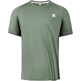 SENBWL Mens Tennis Pickleball Shirts Moisture Wicking Workout Running Pinhole Stitching Deodorant T-Shirt