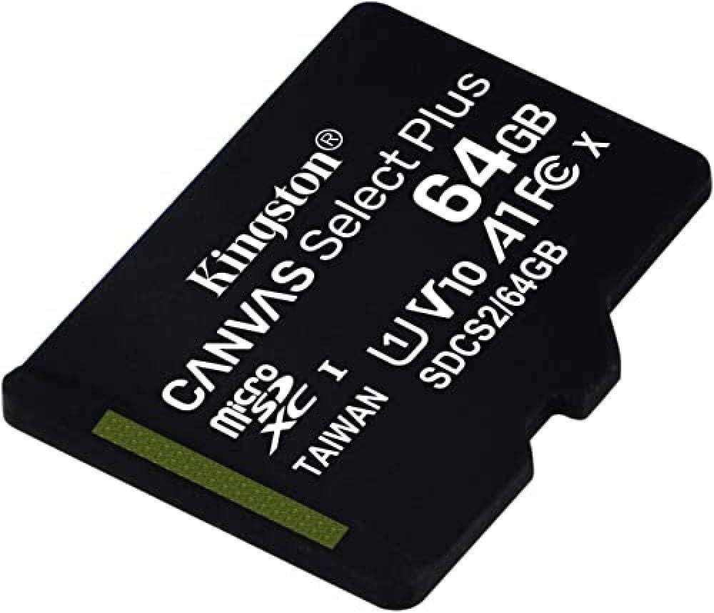 Kingston Canvas Select Plus microSD Card 64 GB UHS-I Class 10 SDCS2