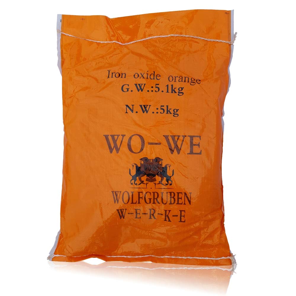 Goodtake Betonfarbpigment Ziegelrot – Eisenoxid-Pulver Für Beton, Zement & Mörtel, 0,9 Kg