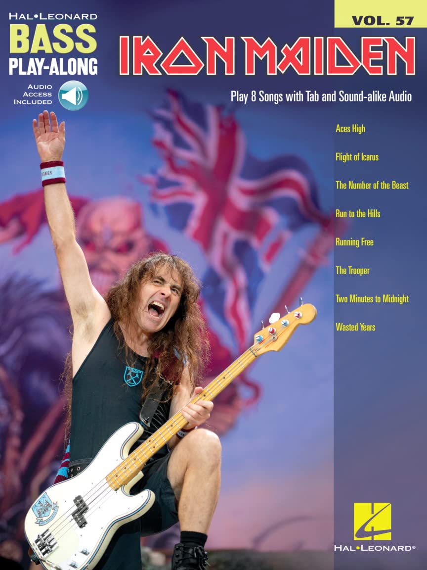 Iron Maiden Bass Play-Along Volume 57 (Hal Leonard Bass Play-along, 57)