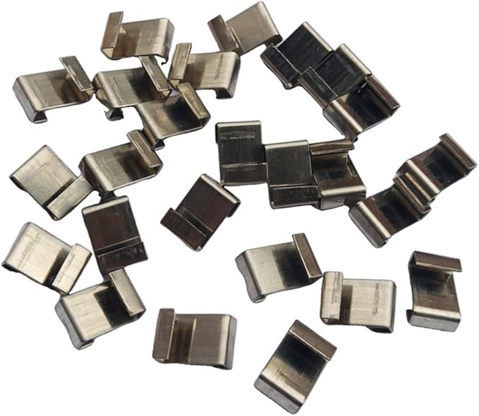 Baoblaze 25 Pack Greenhouse Glass Pane Fixing Clips