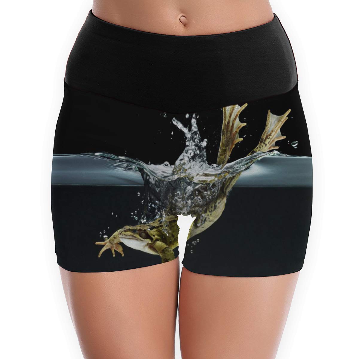 Compression Shorts Frog Hopping Into Water High #workout #compression #shorts Compression Shorts Frog Hopping Into Water High