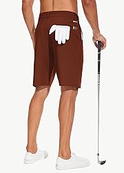 JWM Mens 9" Stretch Golf Shorts - Lightweight
