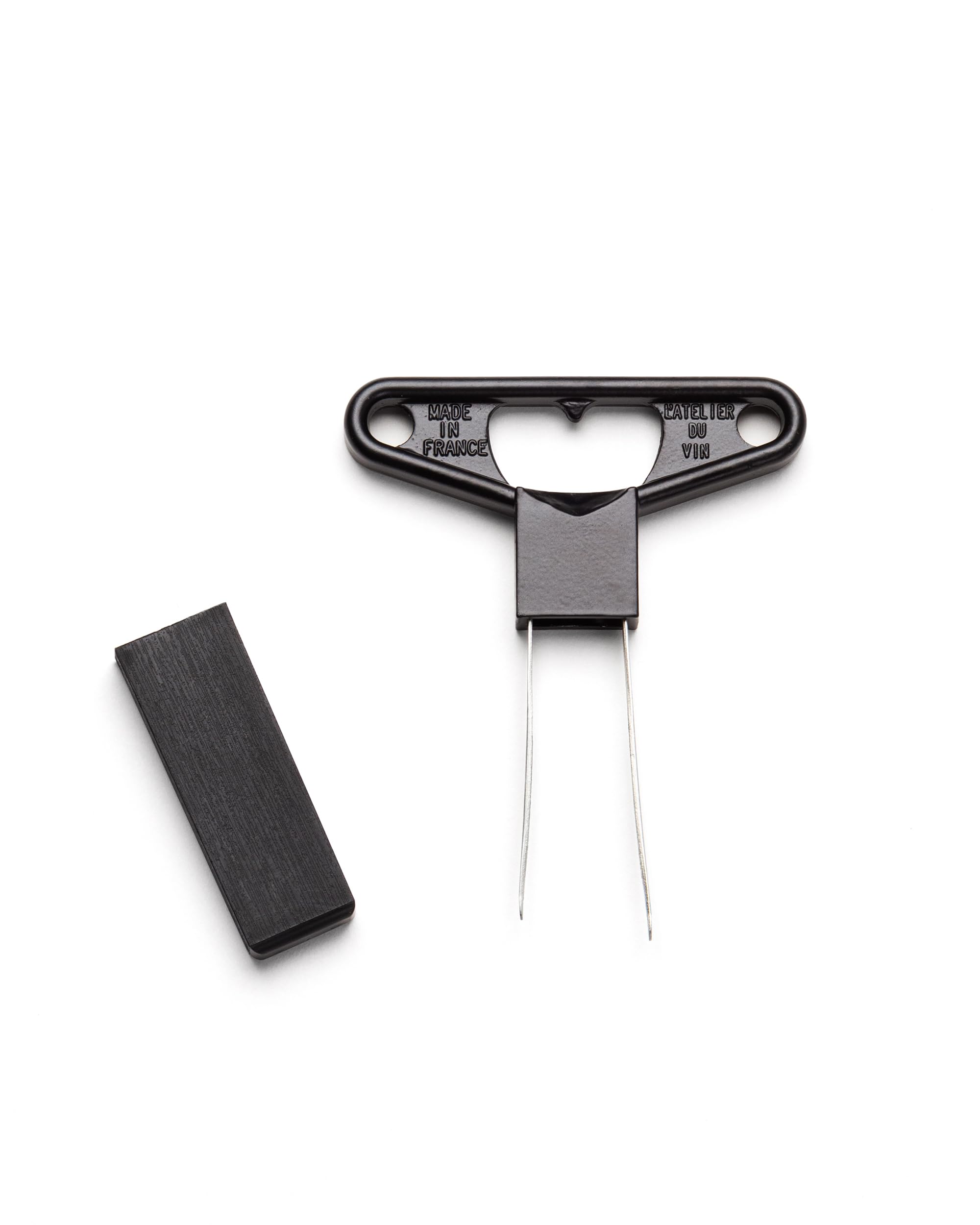 L’ATELIER DU VIN – Corkscrew Bilame – Bottle Opener – Does not harm the cork – Allows to seal the bottle back