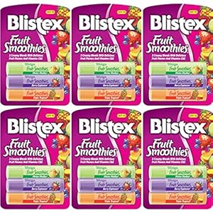 Image of Blistex Fruit Smoothies SPF 15 - 3 Sticks each (Value Pack of 6)