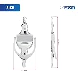 XFORT Polished Chrome Victorian Urn Door Knocker Elegant Front Door Furniture view 8