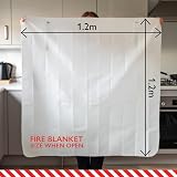 Firechief 1.2x1.2m Fire Blanket Rigid Case Kitemarked BS EN 1869 Certified view 4