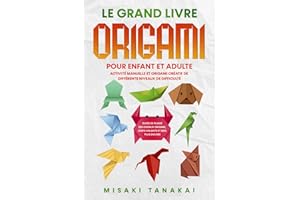Le grand livre origami pour enfant et adulte: Activité et origami créatif de différents niveaux de difficulté - Guide de plia