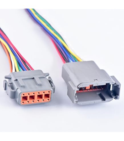 Conector Impermeable Automotriz Macho Hembra De 12 Pin Serie Deutsch