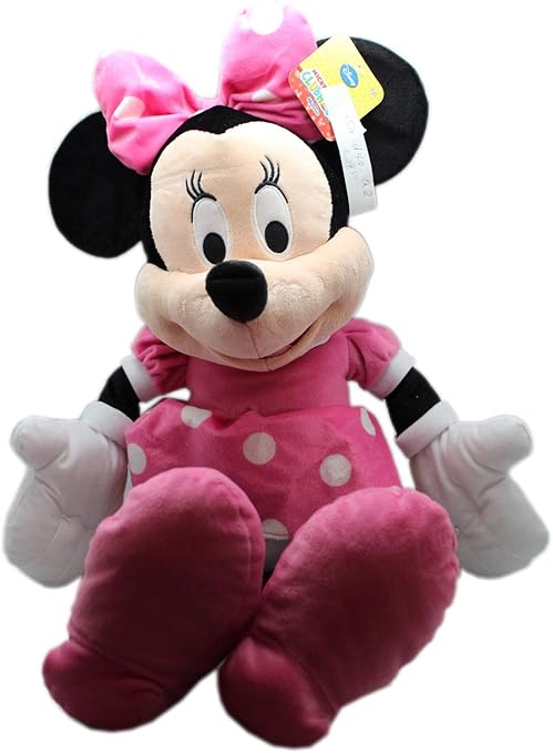 Amazon ぬいぐるみ おもちゃ ディズニー ミッキーマウス クラブハウス ジャンボ ピンク ドレス ミニーマウス 22インチ ぬいぐるみ おもちゃ