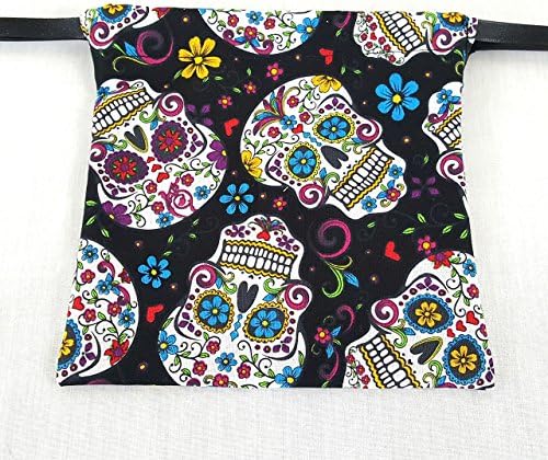 Skull Tarot Card or Dice Bag