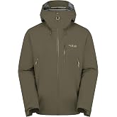 Rab Men's Downpour Mountain Jacket | Lightweight, Hooded Rain Coat for Hiking, Climbing, &amp; Trekking