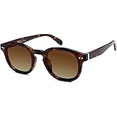 SOJOS Retro Vintage Polarized Sunglasses for Women Men, Classic Square Panto Shades SJ2626