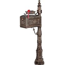 Amazon.com: Polar Aurora Barcelona Decorative Post Mailbox ...