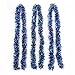 iPEGTOP 26.2ft Christmas Tinsel Garland, Classic Thick Shiny Sparkly Christmas Tree Ornaments Party Ceiling Hanging Decorations with Colorful Reflections Shiny Filament - Blue