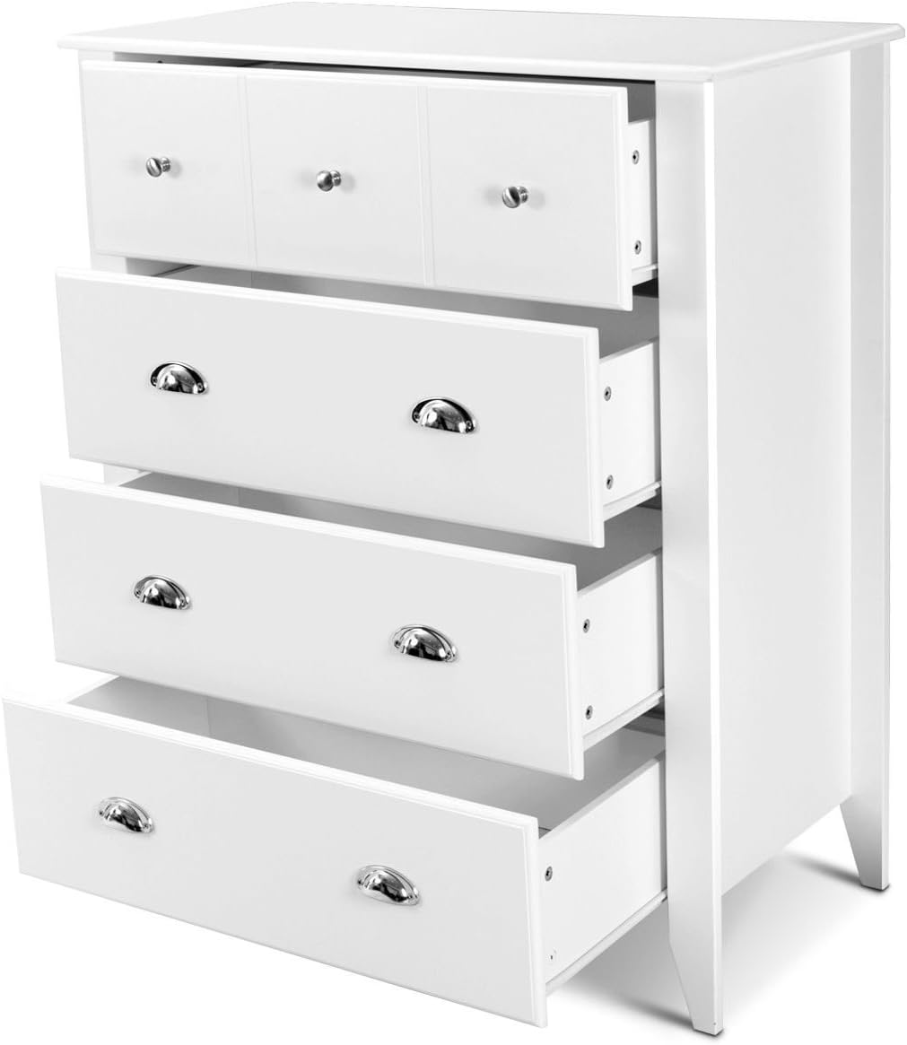 Amazon Com Kchex Modern 4 Drawers Chest Dresser Storage Cabinet
