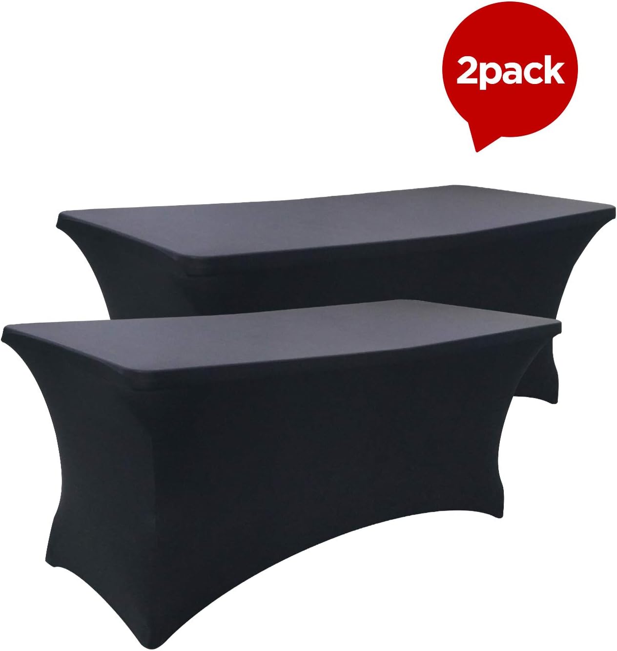 Best 6ft table cloth stretch orange