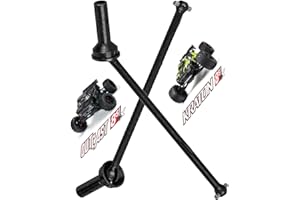 ARRCat for 1/5 Arrma KRATON 8S BLX/Outcast 8S BLX, 2PCS Front/Rear Drive Shaft Upgrades Parts Hop-up for 1/5 Arrma Outcast/KRATON 8S BLX,Black (More Strength)
