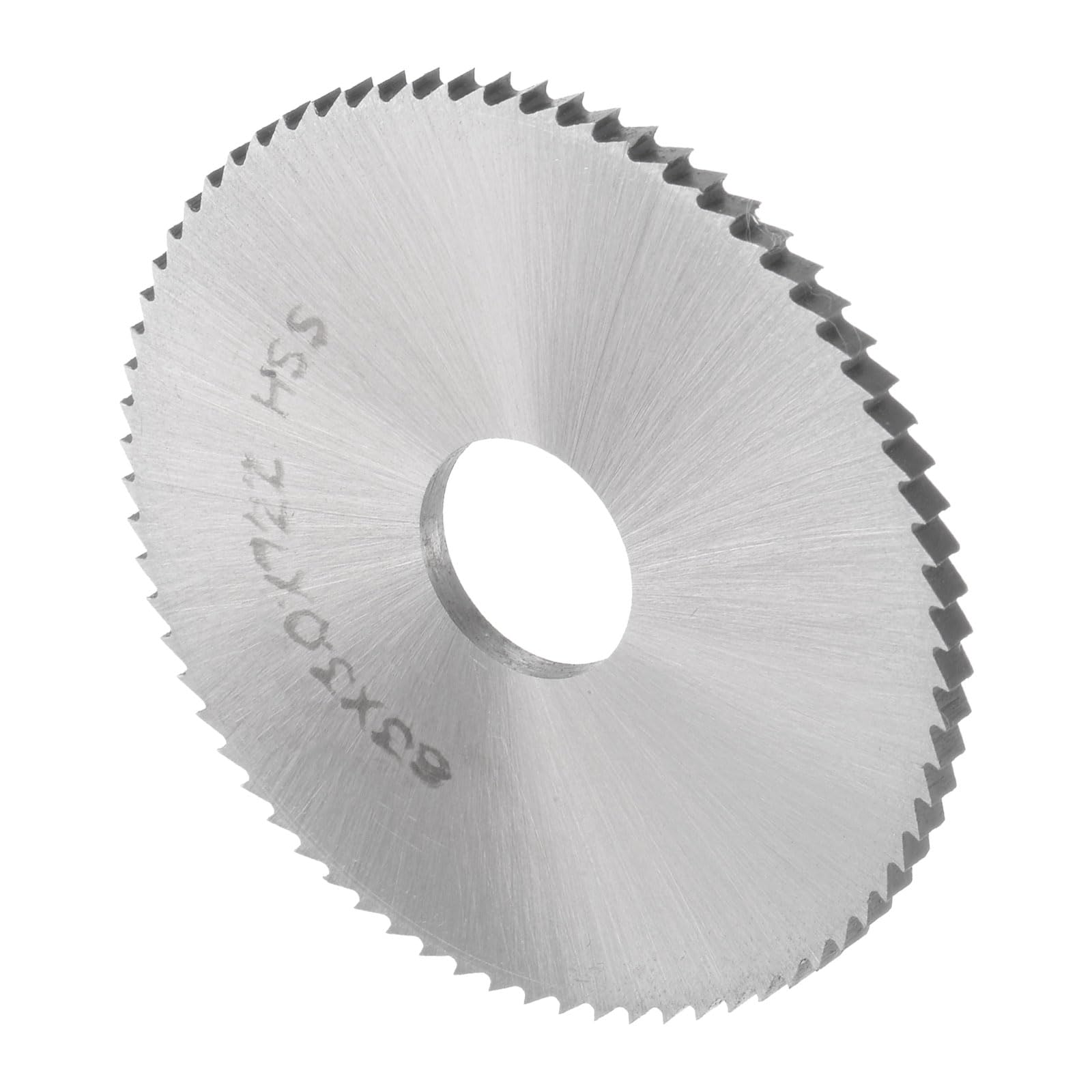 CoCud Circular Saw Blade, 63mm Dia 16mm Arbor 3mm Thick 72 Tooth, 6542 High Speed Steel (HSS) Wood Cutting Table Saw Blades - (Applications: for Metal Woodwork Plastic Aluminum)