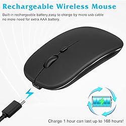 UrbanX 2.4GHz & Bluetooth Mouse, Rechargeable