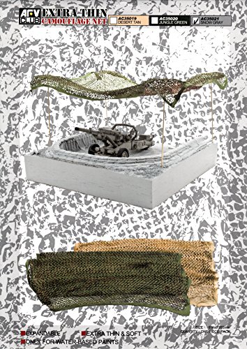 AFV Club 1:35 CAMOUFLAGE NET-SNOW GRAY AC35021