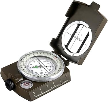 Amazon Yunjie ミリタリーコンパス 暗闇で光る 防水性と耐震性 高精度 屋外 キャンプ ハイキング 軍の使い方 ギフト Yunjie 方位磁石 温度計