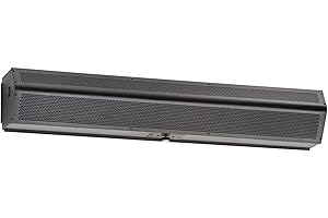 Mars Air Systems LPV272-1UA-OB LoPro Air Curtain, 72", Unheated, 115V/1 Phase/60 Hz, Black