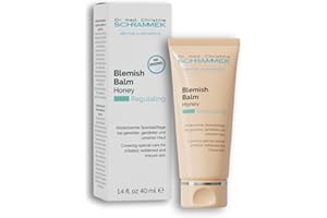 Schrammek Blemish Balm Honey - Covering Special Care for Irritated, Reddened & Impure Skin - The Original since 1967 - BB Cream - Tinted Face Moisturizer - Facial Skin Care - Dr