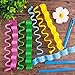 Duufin 36 Pcs Wave Hair Curler Rollers 50 Centimeters Heatless Water Ripple Curlers Magic Hair Rollers DIY Hair Style Tools Set for Women and Girls (Bonus: 2 Pcs Hooks)