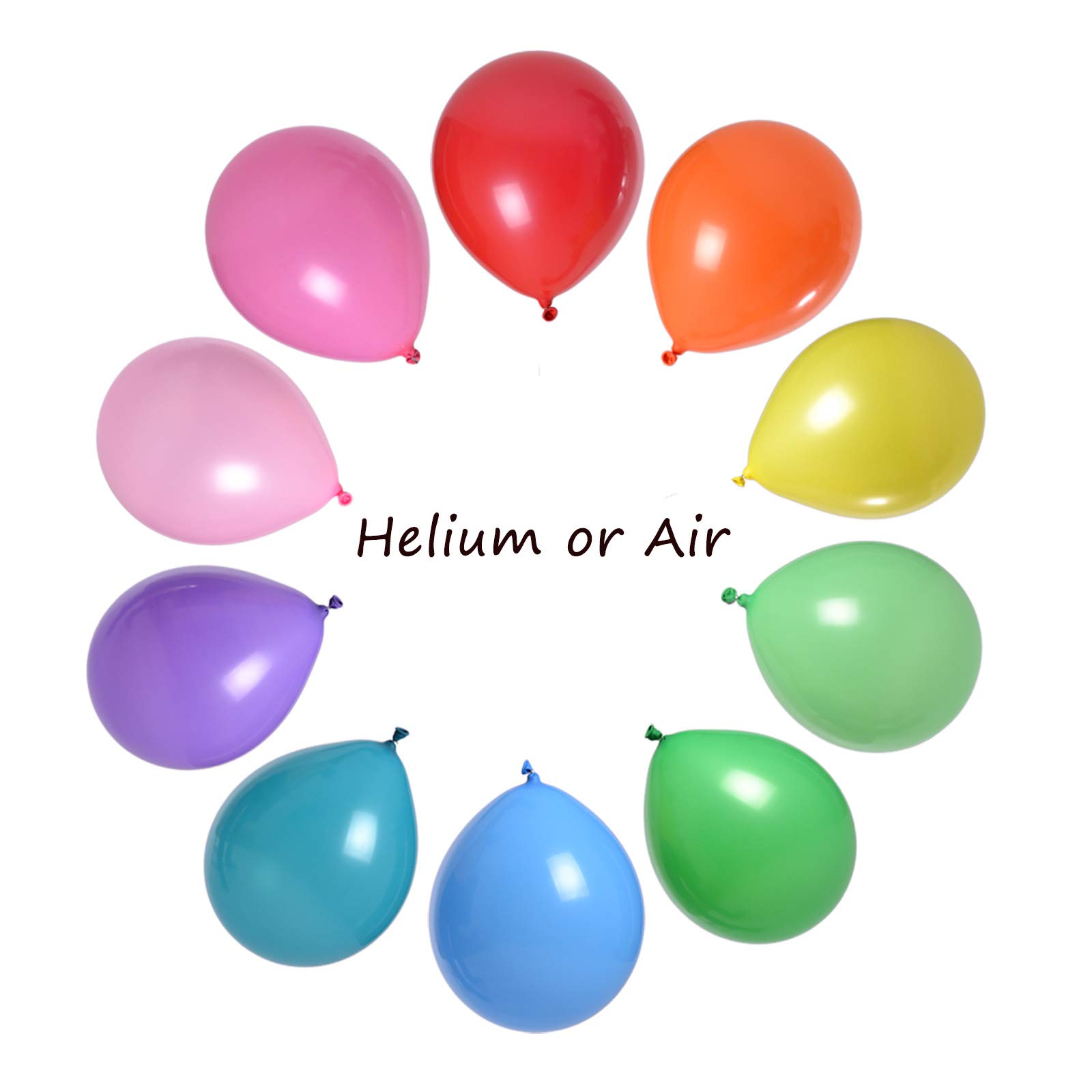 Funny Papi Party Balloons - Assorted 12 Inches Strong Balloons for Helium Or Air - 10 Colors Latex Balloon - 100 pcs