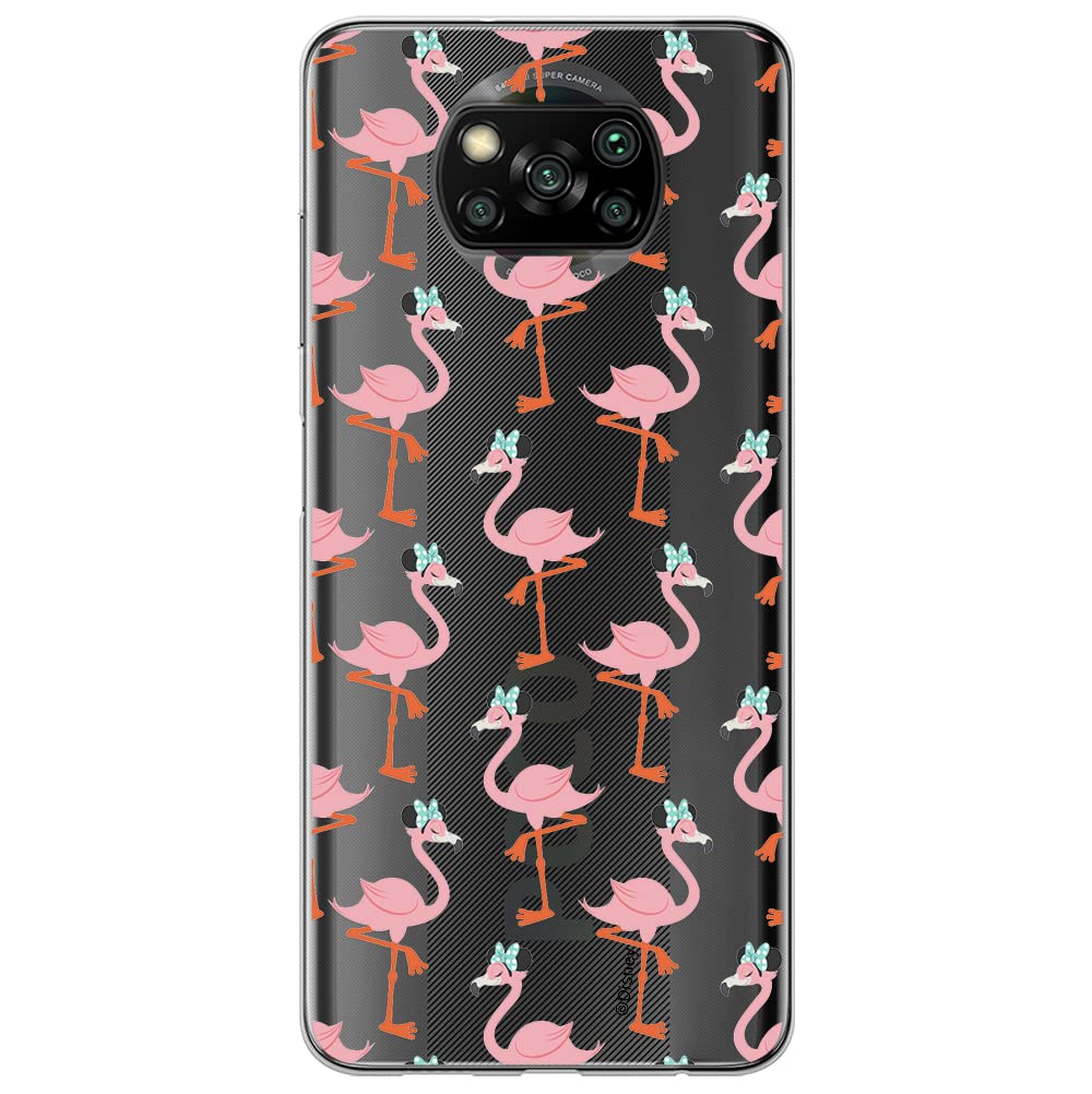 ERT GROUP mobile phone case for Xiaomi POCOPHONE X3 original and officially Licensed Disney pattern Minnie 032 optimally adapted to the shape of the mobile phone, partially transparent