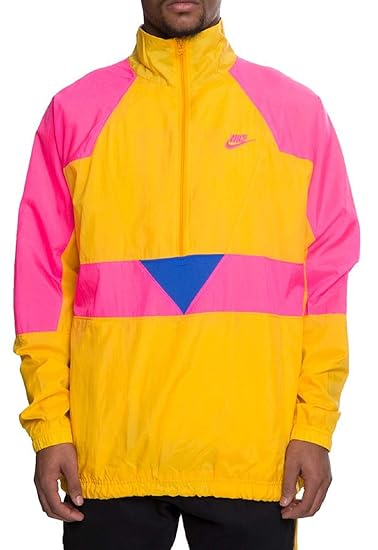 nike woven jacket pink
