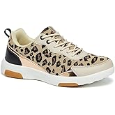 OrthoComfoot Women's Orthopedic Walking Shoes with Arch Support: Comfortable Fashion Sneakers for Plantar Fasciitis, Casual Orthotic Sneakers for Heel and Foot Pain Relief