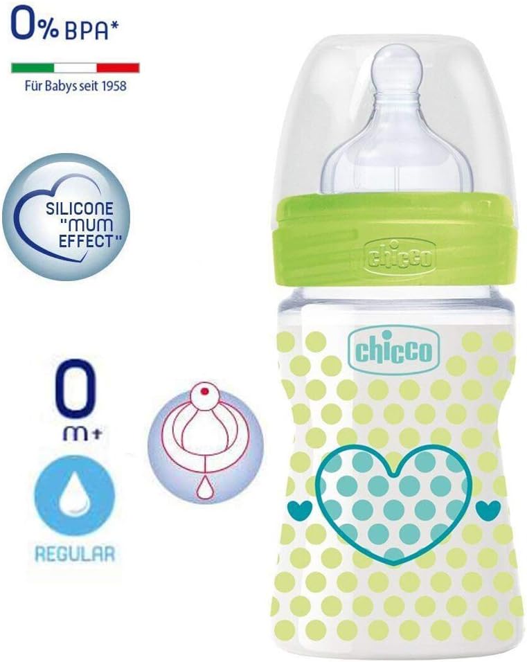 Chicco Lot De 4 Biberons Anticoliques Pour Bebe De La Naissance A 6 Mois Mama Effect Tetine En Silicone 2 X 150 Ml Et 2 X 240 Ml Bebe Et Puericulture Le Repas De Bebe Dwteam In