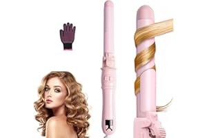 DOPHEUOR Rotating Curling Iron 28mm/1.1 inch Professional Automatic Wave Hair Curling Wand Fast Heating Hair Curlers for Long/Middle/Short All Hair
