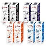 80 Jones Brothers Nespresso Compatible Coffee Capsules-Variety Pack -100% Pure Arabica (VARIETY BOX, 80 PODS)