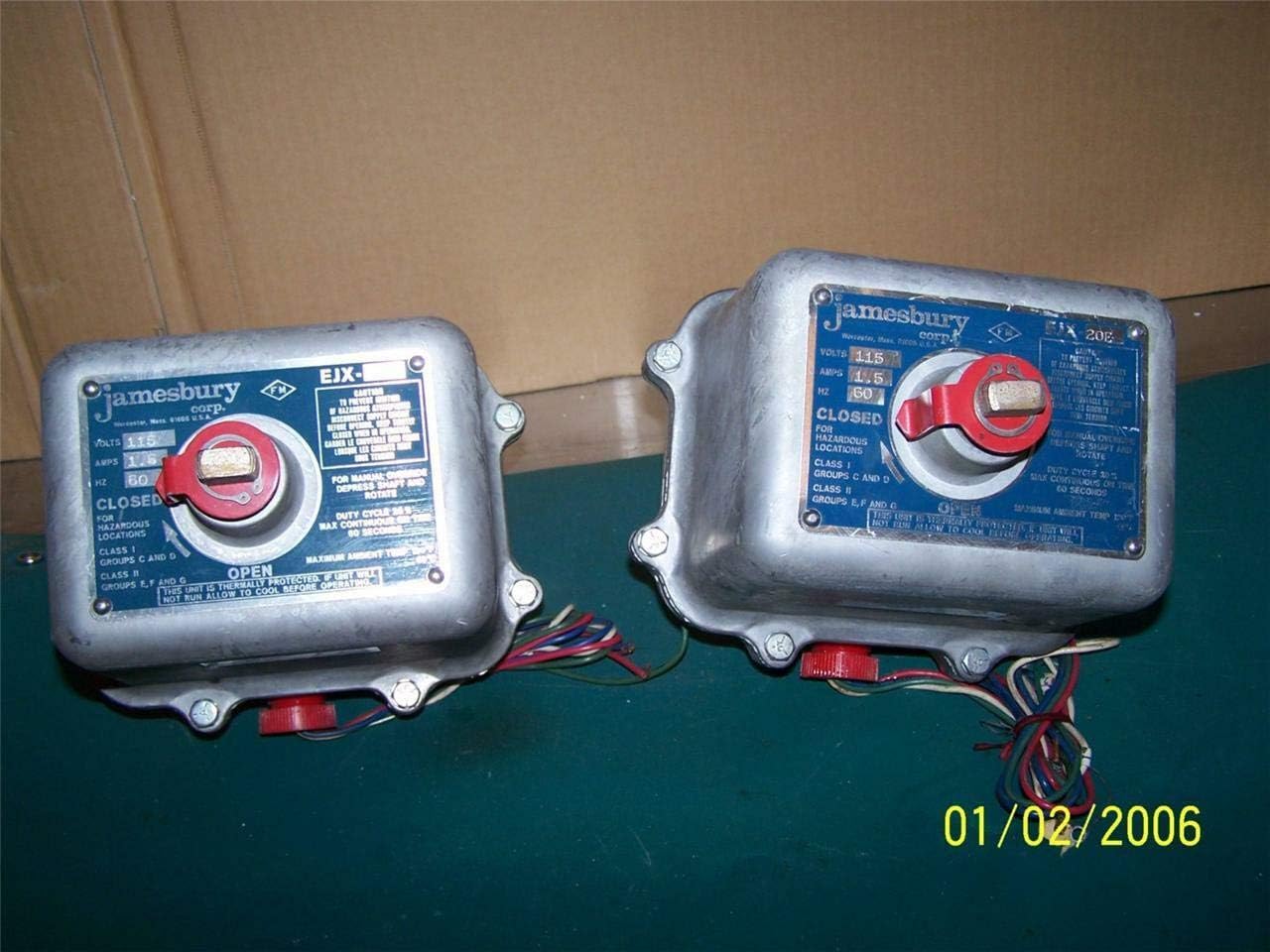 labtechsales JAMESBURY Electric Actuator EJX20 or 20E Hazardous