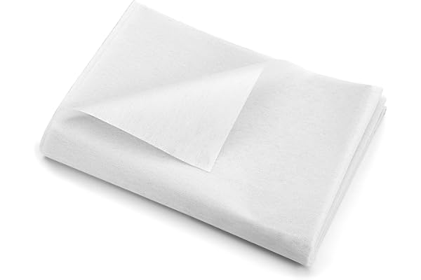 29.5 Inch x 78.7 Inch White Interfacing for Sewing Medium Weight Fusible Interfacing Fusible Iron-On Non-Woven Fusible Interf