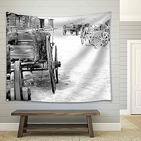 Old Wild west - Fabric Wall Tapestry Home Decor - 51x60 inches