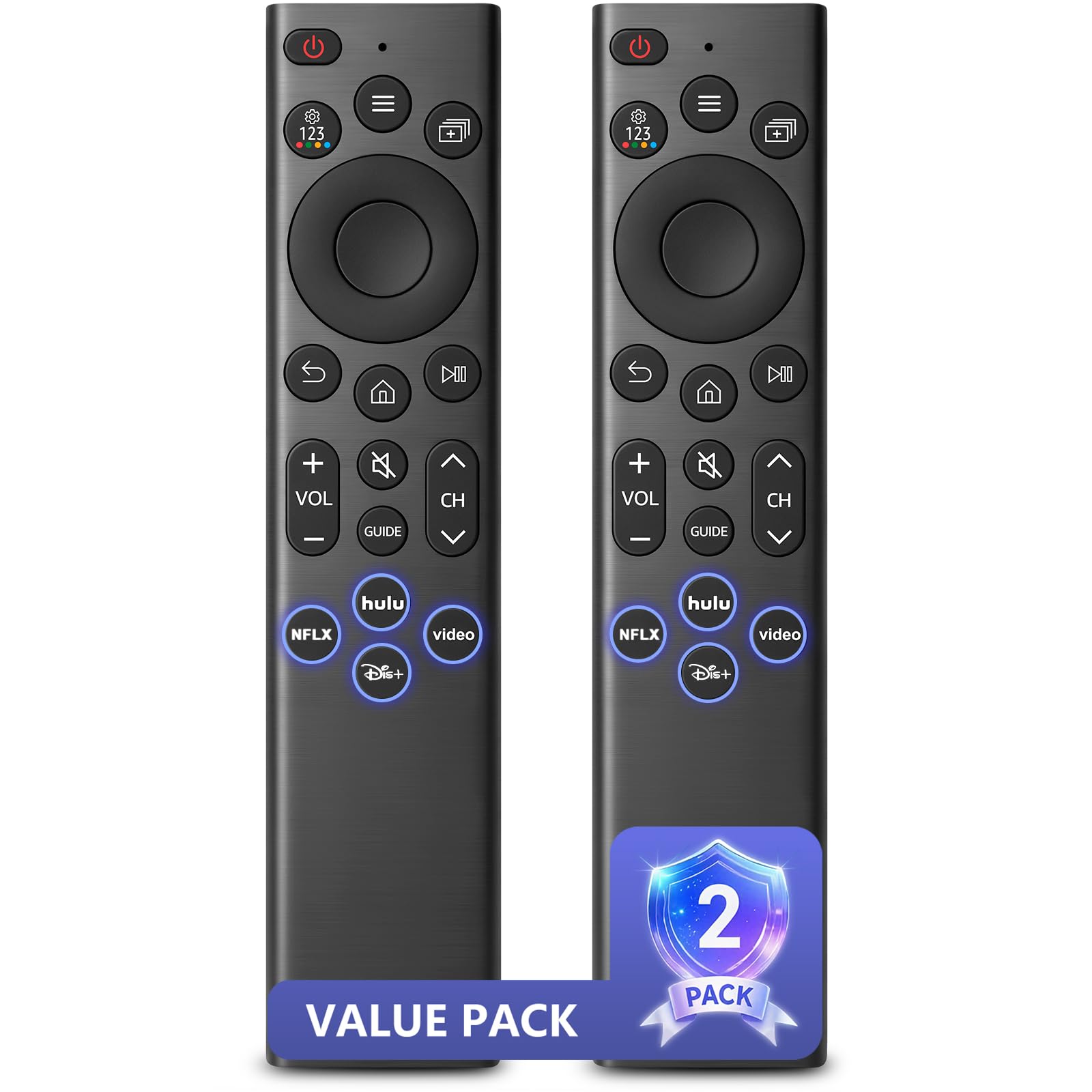 Universal Remote for Samsung TV Frame Curved Crystal QLED OLED Smart TVs