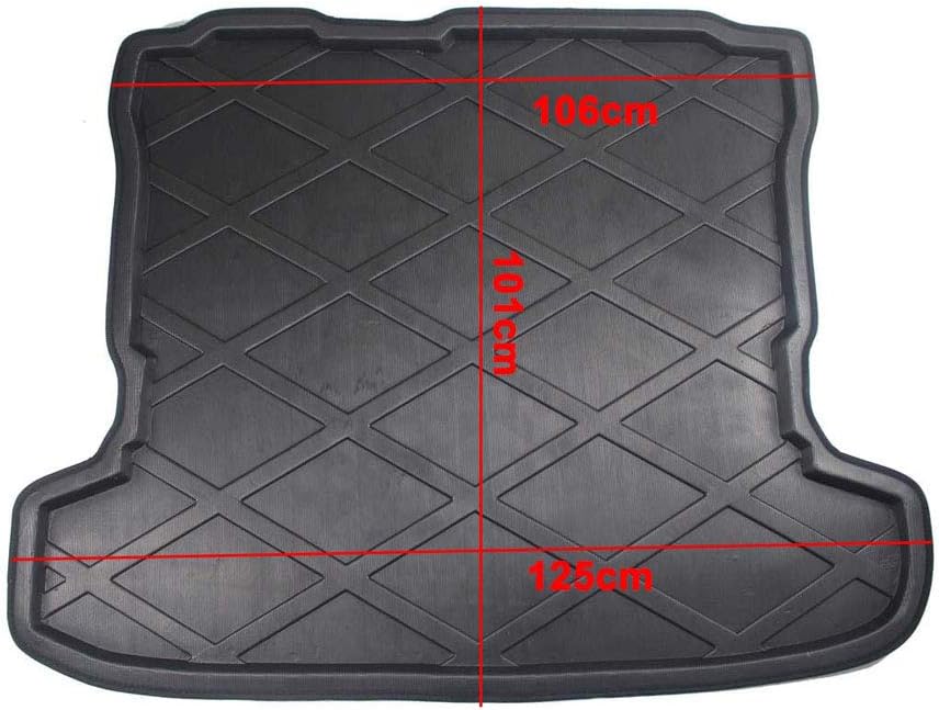 Raraso Cargo Liner Rear Trunk Cover Carpet Kick For Mitsubishi Pajero V97 Shogun 2007 2008 2009 2010-2018 Boot Tray Pad Matt Mat Floor