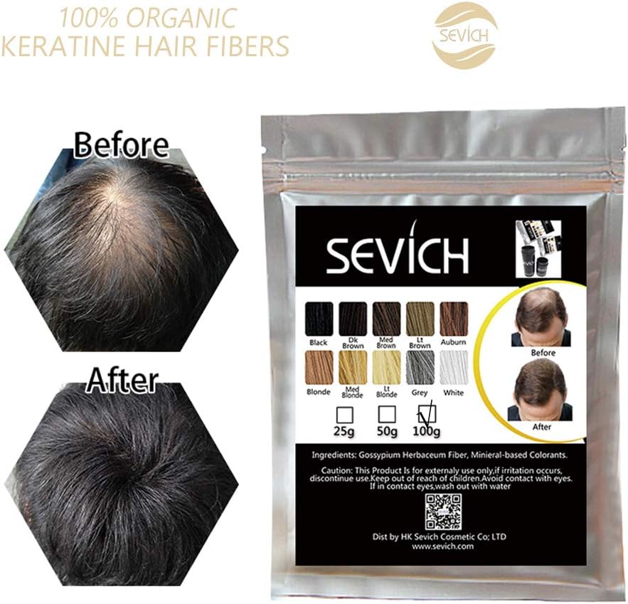 Sevich Hair Fibers Hair Rebuilding Fibers Original Refill, Nature