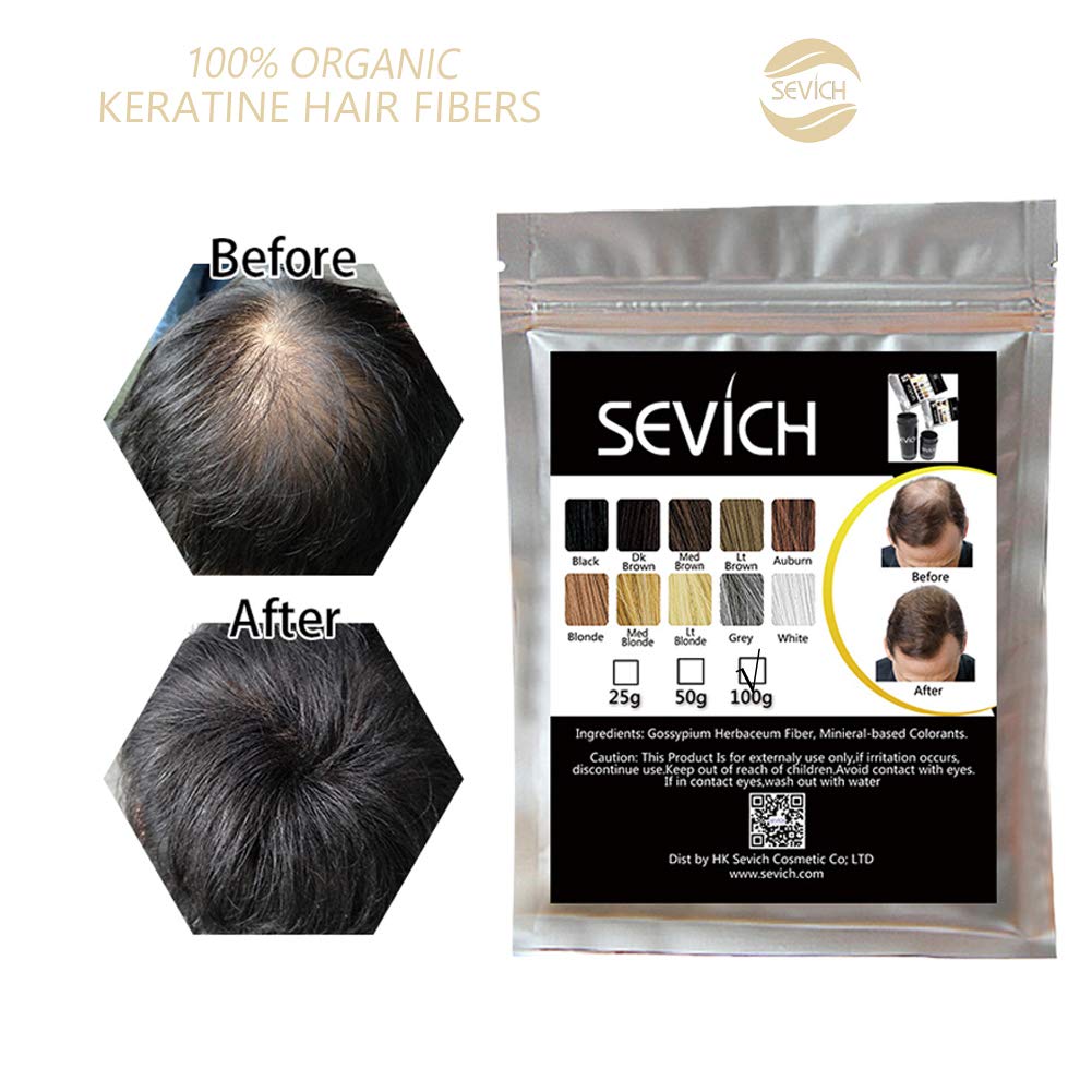 Sevich Hair Fibers Hair Rebuilding Fibers Original Refill, Nature