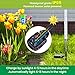 OUTERDO Solar Garden Stake Lights, Solar Tube Lights Outdoor Decorative RGB Color Changing Solar Powered Lawn Lights, Solar Bubble Lights Waterproof for Garden Lawn Patio Front Yard (2 Pcs)